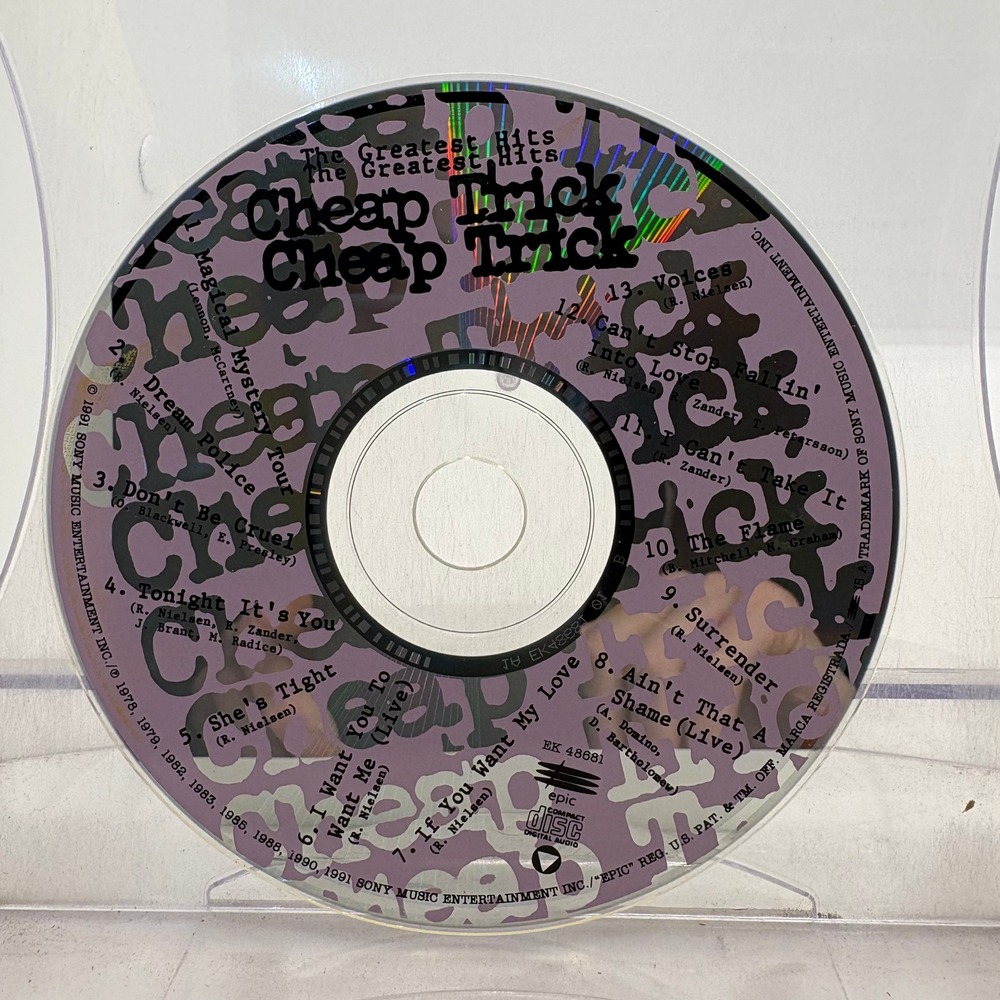 Cheap Trick The Greatest Hits CD Album 1991 Epic EK 48681 Classic Rock Surrender